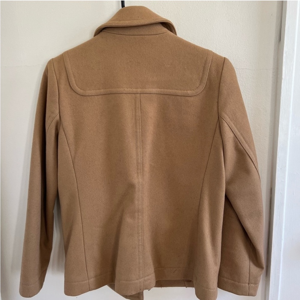 GAP Women's Camel Toggle Pea Coat - Picture 3 of 5